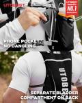 UTOBEST Running Backpacks Lightweight Hydration Pack Functional Running Vest 5L (Black)
