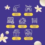 Star Candies Freeze Dried Ice Cream Vanilla - No Melting Freeze Dried Sweets - Crunchy Camping Food - Premium Astronaut Ice Cream loved by Kids and Adults - Space Food, Gift (50 g, 1 pack)