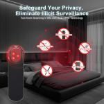 AOBOCAM Spy Hidden Camera Detector, GPS Tracker & Bug Detector, AI-Powered Anti-Spy Device, Portable RF Signal Scanner for Hotels, Travel, Home & Office& Car Security