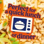 BEN'S ORIGINAL Egg Fried Microwave Rice, Bulk Multipack 6 x 220g pouches