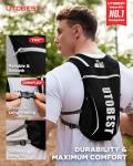 UTOBEST Running Backpacks Lightweight Hydration Pack Functional Running Vest 5L (Black)