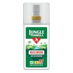 Jungle Formula Maximum Strength Insect Repellent Pump Spray (90ml - 50% DEET) - Up to 9 Hour Protection Against Mosquitoes, Ticks & Biting Insects - Mosquito Repellent for Travel & Domestic Use