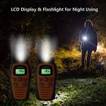 Walkie Talkies for Adults Long Range Two Way Radios - PMR Walky Talky VOX Easy to Use 5km with Flashlight for Outdoor Adventures Camping Hiking