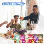 ONETANG Freeze-Dried Mixed Fruit, 12 Pack Single-Serve Pack, Non GMO, Kosher, No Add Sugar, Gluten free, Vegan, Holiday Gifts, Healthy Snack 0.35 Ounce