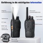 JUCJET Walkie Talkies 2023 Upgraded 88E Walkie Talkie Long Range for Adults with Earpieces, 16 Channel Handheld 2 Way Radio Rechargeable with Flashlight Li-ion Battery and Charger(4 Pack)