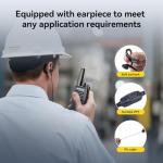 Retevis RT668 Walkie Talkies for Adults, Rugged 2 Way Radios Long Range with 6-Way Charger, Professional Two Way Radio, PMR446 Radios Walkie Talkie 6 Pack with Earpiece for Logistics, Manufacture