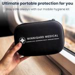 Minnigard MG PRO 1 Travel Essentials Hygiene Kit, All Essential Items in Lightweight, Durable, Compact.
