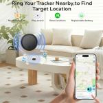 GPS Tracker for Vehicles Car Gps Tracker (Compatible with iOS & Android) Car Tracker Devices Work with Built-in APP, GPS Tracker Car No Monthly Fee,Real-Time Vehicle Tracker Global Coverage