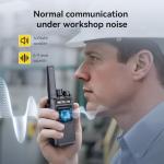 Retevis RT668 Walkie Talkies for Adults, Rugged 2 Way Radios Long Range with 6-Way Charger, Professional Two Way Radio, PMR446 Radios Walkie Talkie 6 Pack with Earpiece for Logistics, Manufacture