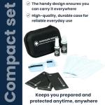 Minnigard MG PRO 1 Travel Essentials Hygiene Kit, All Essential Items in Lightweight, Durable, Compact.