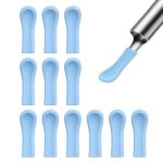 Scoop Tips - Reusable Cleaner Head Replacement Silicone, Ear Wax Removal Accessory, Visual Otoscope Device Component, Personal Hygiene Tool, Small Set White Material