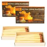 Premium Bryant and May Extra Long Safety Matches (Pack of 2) + ABL Supplies Matchbox