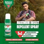 Jungle Formula Maximum Strength Insect Repellent Aerosol Spray (125ml - 50% DEET) - Up to 9 Hour Protection Against Mosquitoes, Ticks & Biting Insects - Mosquito Repellent for Travel & Domestic Use