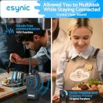 eSynic 6Pack Professional Walkie Talkies for Adults Rechargeable Walkie Talkies Best 16CH Walkie Talkie Long Rang VOX Radio Walky Talky With Earpieces Wonderful Gifts For Adults Kids etc