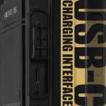 Retevis RB639 Walkie Talkie, 17mm Ultra Thin 2 Way Radio, 1000mAh Rechargeable USB-C, Walkie Talkies with Earpiece, VOX, License-Free Walkies for Restaurant, Retail (2 Pcs, Black)