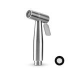 Bidet Sprayer for Toilet,Stainless Steel Handheld Bidet Spray Tap,Muslim Shower for Toilet for G1/2 Hose Connectors,Bidet Shower Head for Cloth Diaper Kitchen Cleaning,Personal Hygiene(Silvery)