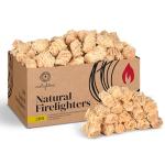200 Natural Firelighters for Wood Burners, Fire Lighters, Firelighter for Stove, BBQ cooking, Wood Wool Fire Starters for Stoves and Wood Burner - Barbecue, Fire Pit, Pizza Oven. Large Box, 2.2KG