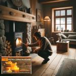 Premium Bryant and May Extra Long Safety Matches (Pack of 2) + ABL Supplies Matchbox