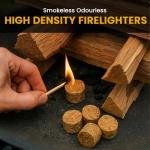 200 Wood Wool Ecoblaze Natural Firelighters - 3.4kg of High Density Long Burning Natural Firelighters Firestarters for BBQ, stoves and More for The Ultimate fire lighters Starter