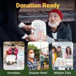84 Pcs Homeless Care Package Supplies Bulk Hygiene Kits with Nail Clipper, Prepasted Disposable Toothbrushes, Razors, Ponchos, Combs, Socks & Drawstring Bags — Ideal Charity or Personal Travel Package