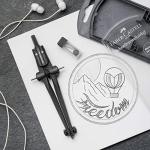 Faber-Castell Stream Quick-Set Compass - Black Stone, 174530