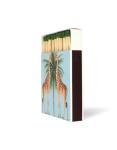 Curator Home Luxury Gift Long Safety Matches I Stylish Square Matchbox (Giraffes)