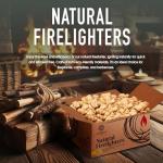200 Natural Firelighters for Wood Burners, Fire Lighters, Firelighter for Stove, BBQ cooking, Wood Wool Fire Starters for Stoves and Wood Burner - Barbecue, Fire Pit, Pizza Oven. Large Box, 2.2KG