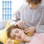 Scoop Tips - Reusable Cleaner Head Replacement Silicone, Ear Wax Removal Accessory, Visual Otoscope Device Component, Personal Hygiene Tool, Small Set White Material