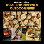 200 Wood Wool Ecoblaze Natural Firelighters - 3.4kg of High Density Long Burning Natural Firelighters Firestarters for BBQ, stoves and More for The Ultimate fire lighters Starter