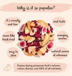 BRIX Freeze Dried Strawberry Halves | 100% Natural Dried Strawberries 75g | Great Taste Award Dried Fruit | Non-GMO, Gluten Free, Vegan & Vitamins Retained