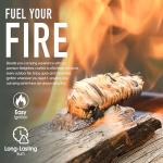 200 Natural Firelighters for Wood Burners, Fire Lighters, Firelighter for Stove, BBQ cooking, Wood Wool Fire Starters for Stoves and Wood Burner - Barbecue, Fire Pit, Pizza Oven. Large Box, 2.2KG