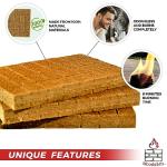 Natural Wood Eco Firelighters. 96 Sustainable Fire-starters Ideal for Wood Burners, Fire Pits, Pizza Ovens, BBQs. No Kindling Required. Lights Even When Damp.