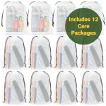 84 Pcs Homeless Care Package Supplies Bulk Hygiene Kits with Nail Clipper, Prepasted Disposable Toothbrushes, Razors, Ponchos, Combs, Socks & Drawstring Bags — Ideal Charity or Personal Travel Package