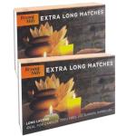 Premium Bryant and May Extra Long Safety Matches (Pack of 2) + ABL Supplies Matchbox