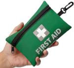 General Medi Mini First Aid Kit, 92 Pieces Small First Aid Kit - Includes Emergency Foil Blanket, Scissors for Travel, Home, Office, Vehicle, Camping, Workplace & Outdoor (Green)