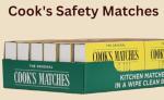 Cook's Safety Matches, Pack of 2