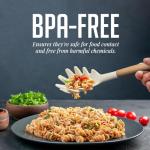 Kitchen Utensil Set, 12 PCS Silicone Cooking Utensils Set with Wooden Handle, Heat Resistant, Nonstick Cookware Tongs Spatula Spoon Set, Dishwasher Safe, Best Kitchen Tools (Cream)