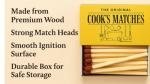 Cook's Safety Matches, Pack of 2