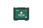 St John Ambulance Medium Workplace First Aid Kit | BS 8599-1:2019 Compliant | for 25 – 50 People | with Wall Bracket | Eco-Friendly Packaging
