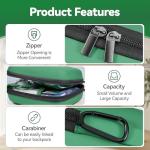 General Medi First Aid Kit - 170 Pieces Hard Case and Lightweight - Includes Instant Cold Pack,Emergency Blanket for Travel, Home, Office, Vehicle, Camping, Workplace & Outdoor (Green)