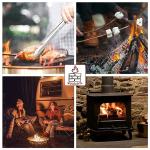 Natural Wood Eco Firelighters. 96 Sustainable Fire-starters Ideal for Wood Burners, Fire Pits, Pizza Ovens, BBQs. No Kindling Required. Lights Even When Damp.