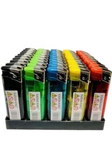 KARAN KING 50PK ELECTRONIC LIGHTER 5 COLOR CHILD SAFE UK SELLER
