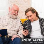 BAOFENG GT-5R Dual Band Walkie Talkie Upgraded LEGAL Two Way Radio for Adults, 144-146/430-440MHz Long Range Handheld Amateur Radio with 128 Channels, 1800mAh Battery, Headset, CHIRP Compatible