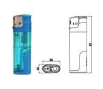 ezkart | Pack of 10 - Multipack Assorted Coloured Lighters with Adjustable Flame Lighter (10)