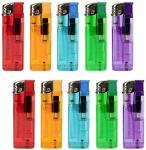 ezkart | Pack of 5 - Multipack Assorted Colour Lighters with Adjustable Flame Lighter, refillable and child safe, Use for Camping, BBQ, Fireworks and much more (5)