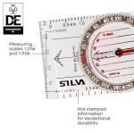 Silva Compass Navigation - Classic - Beginner & Kids Compass - 1:25k & 1:50k - Navigation Compass