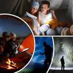 EverBrite 4-Pack Small LED Torches, Batteries Included, Thick-Walled Aluminium Pocket Flashlight Set for Party Favours, Camping, Gifts, and Emergency Use