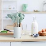 11 Pcs Silicone Cooking Kitchen Utensils Set,Non Stick Silicone Cooking Utensil Set ，Wooden Handle Heat Resistance，Cooking Stirring Tools (Green)