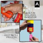 Aspect X3 Refillable BBQ Lighter – Clipper Gas, Adjustable, Multi-Use for Kitchen, BBQ, Candles, Camping (Set of 4)