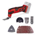 Einhell 18V Cordless Multi Tool, Power X-Change, Multi-Use Cutting and Sanding Tool for Wood, Plastic and Metal, Accessories Included (Battery Not Included) 4465170